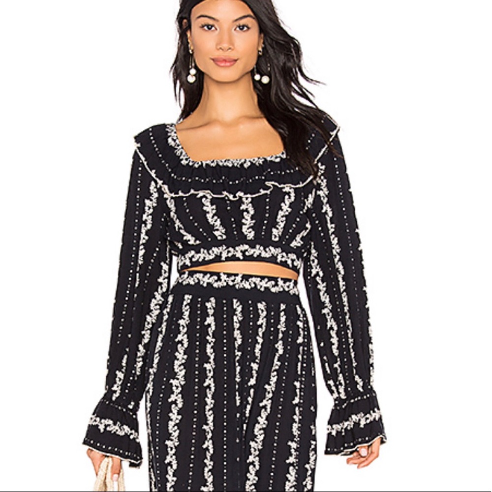 Free people Lolita crop top